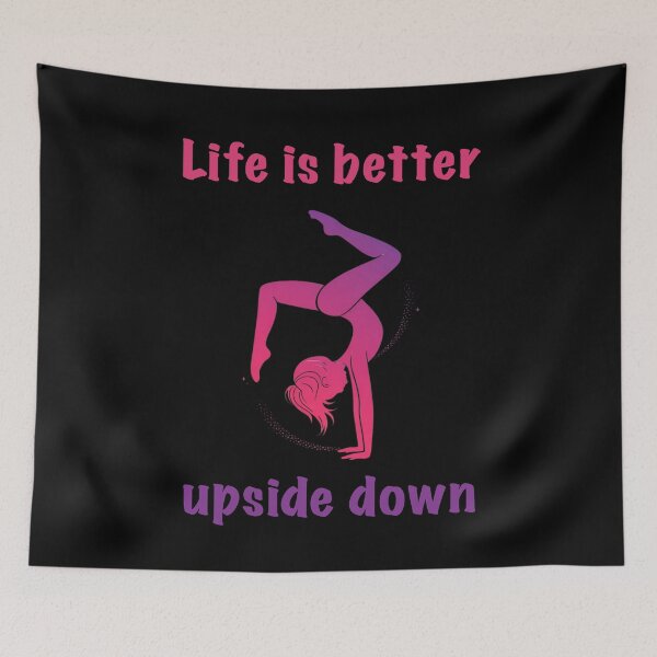 Item preview, Life Is Better Upside Down – Acro Dance Handstand Girl T-Shirt designed and sold by Merchido.