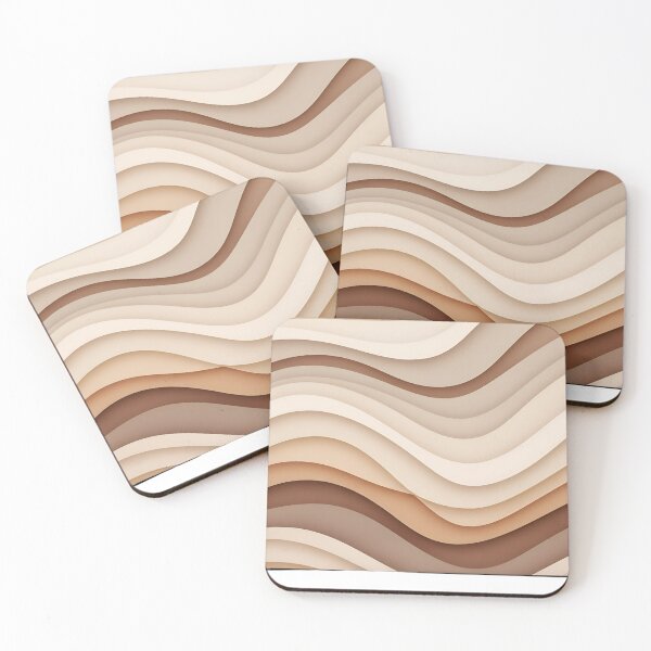 Item preview, Neutral Abstract Wave Laptop Skin designed and sold by avwear.