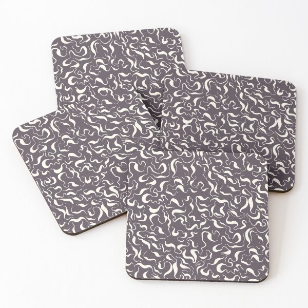 Item preview, Lavender White Organic Abstract Pattern designed and sold by artievarudzite.