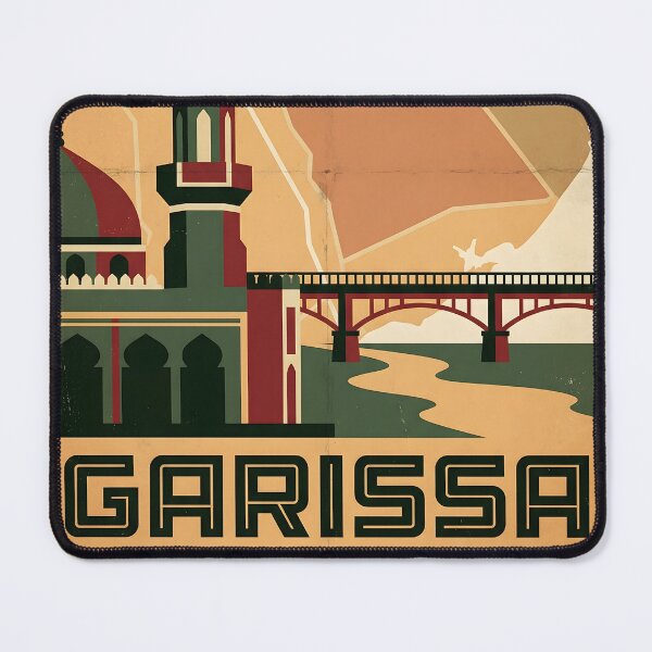 Item preview, Garissa Kenya Retro Vintage Travel Souvenir designed and sold by TravelersGems.