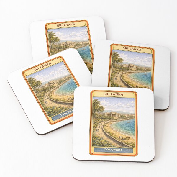 Item preview, Vintage Colombo Sri Lanka Travel Poster designed and sold by CLOUTKULT.