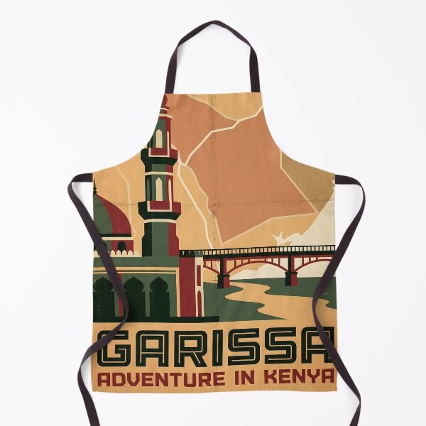 Item preview, Garissa Kenya Retro Vintage Travel Souvenir designed and sold by TravelersGems.