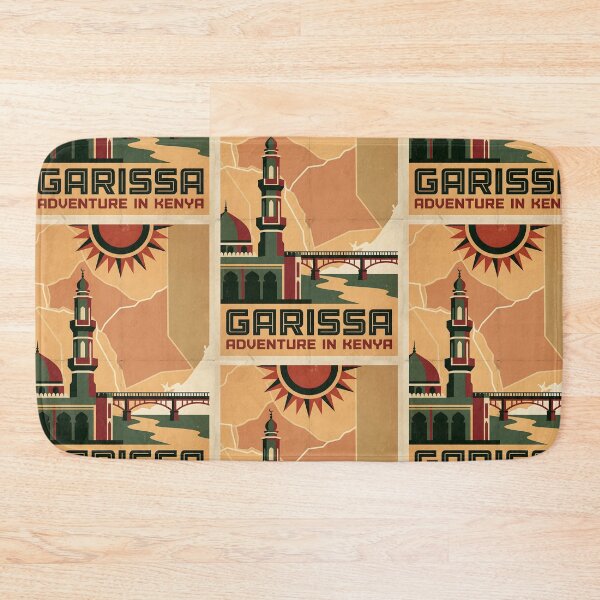Item preview, Garissa Kenya Retro Vintage Travel Souvenir designed and sold by TravelersGems.