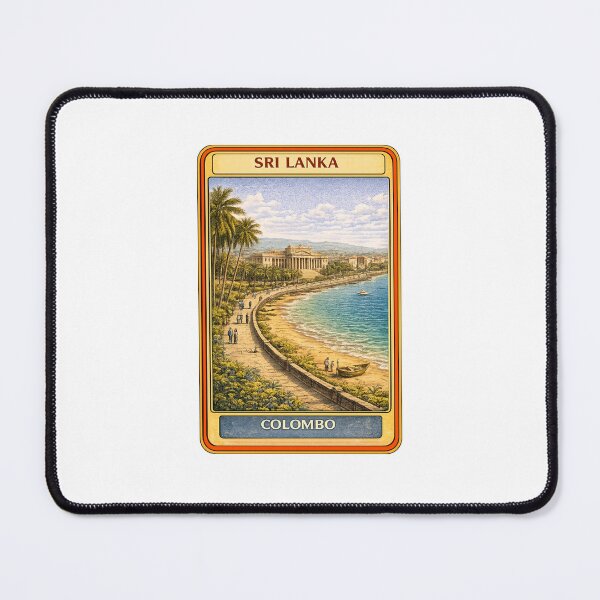 Item preview, Vintage Colombo Sri Lanka Travel Poster designed and sold by CLOUTKULT.