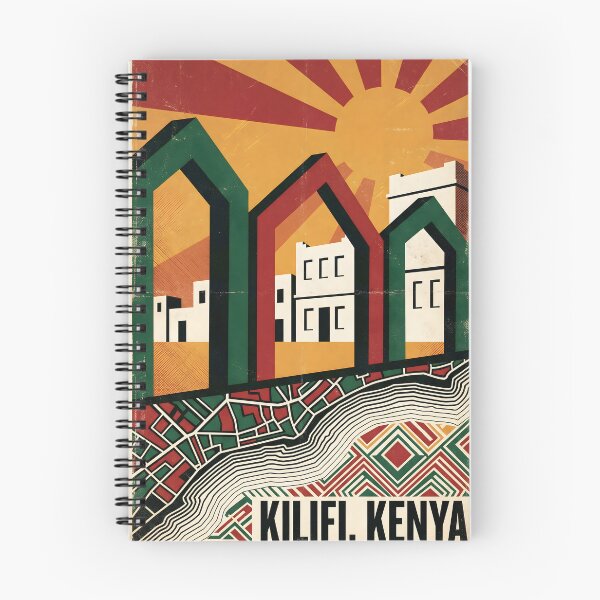 Item preview, Kilifi Kenya Retro Vintage Travel Souvenir designed and sold by TravelersGems.