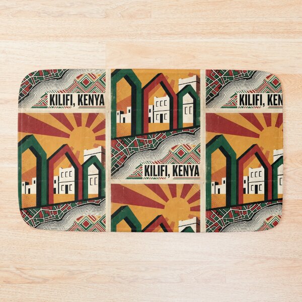 Item preview, Kilifi Kenya Retro Vintage Travel Souvenir designed and sold by TravelersGems.