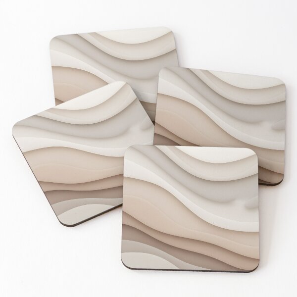Item preview, Neutral Abstract Wave Laptop Skin designed and sold by avwear.