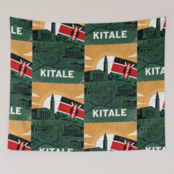 Item preview, Kitale Kenya Retro Vintage Travel Souvenir designed and sold by TravelersGems.