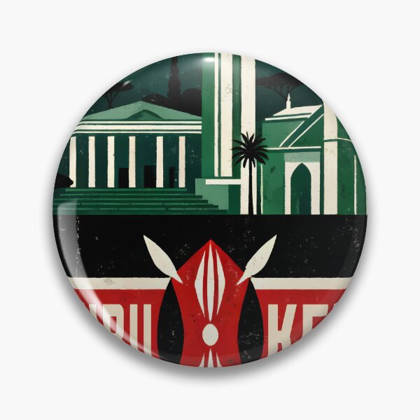 Item preview, Nakuru Kenya Retro Vintage Travel Souvenir designed and sold by TravelersGems.