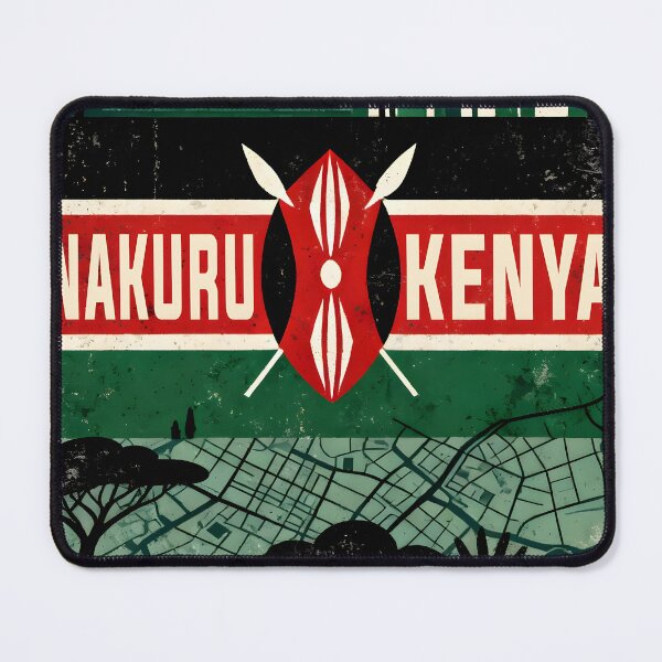 Item preview, Nakuru Kenya Retro Vintage Travel Souvenir designed and sold by TravelersGems.