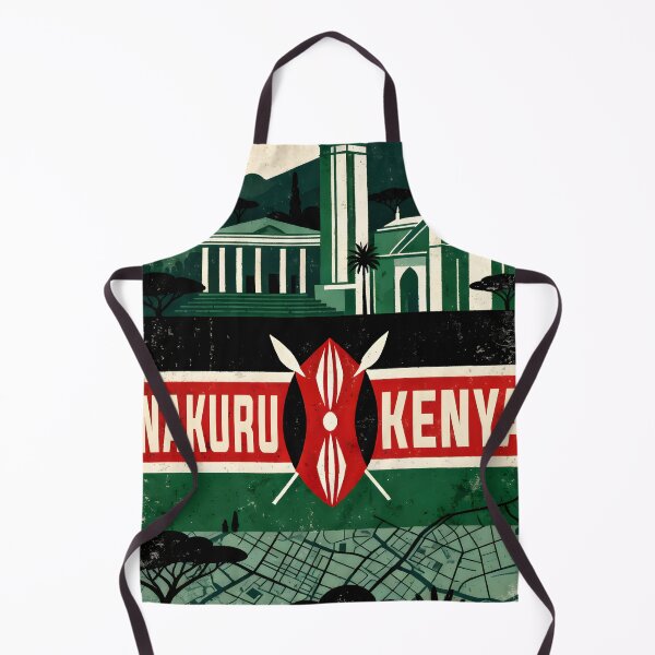 Item preview, Nakuru Kenya Retro Vintage Travel Souvenir designed and sold by TravelersGems.