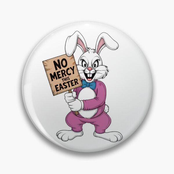 Item preview, A Bunny with a Message - Evil Easter Bunny designed and sold by Art-Arcade6.