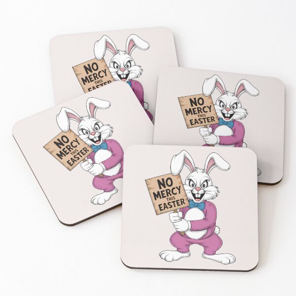 Item preview, A Bunny with a Message - Evil Easter Bunny designed and sold by Art-Arcade6.