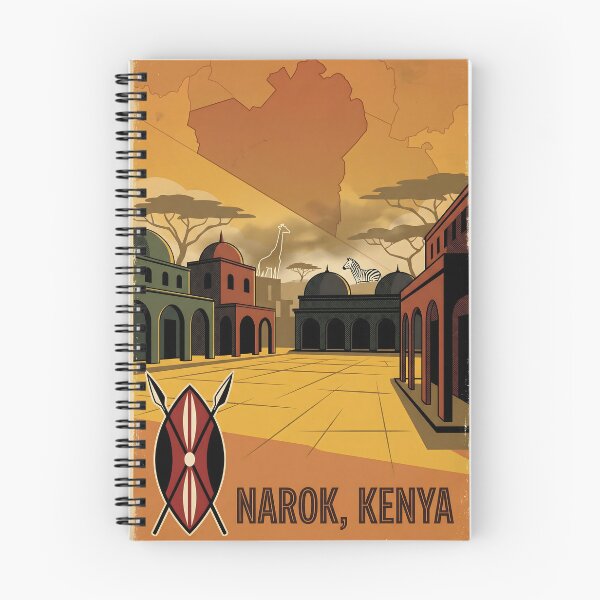 Item preview, Narok Kenya Retro Vintage Travel Souvenir designed and sold by TravelersGems.