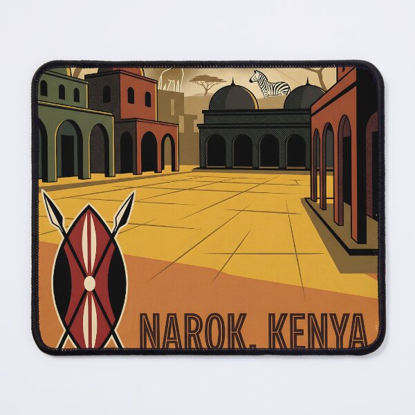 Item preview, Narok Kenya Retro Vintage Travel Souvenir designed and sold by TravelersGems.