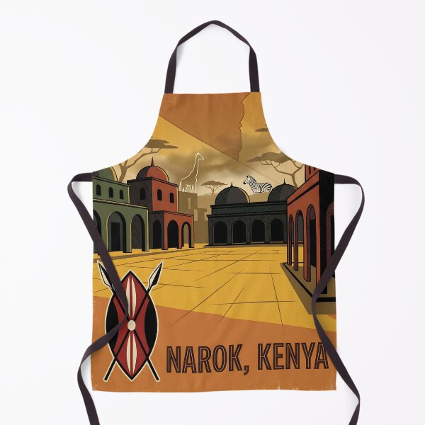 Item preview, Narok Kenya Retro Vintage Travel Souvenir designed and sold by TravelersGems.