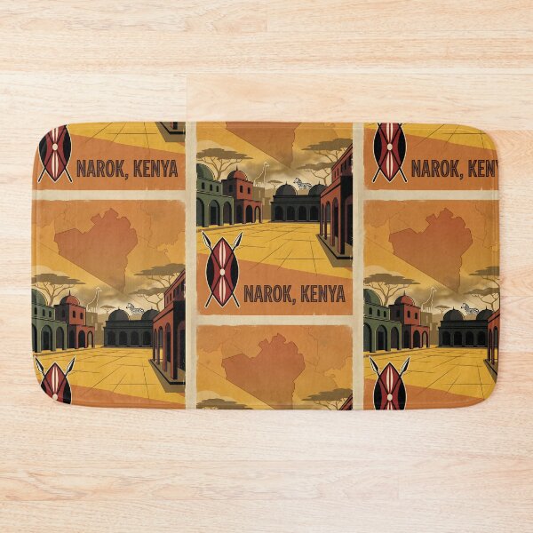 Item preview, Narok Kenya Retro Vintage Travel Souvenir designed and sold by TravelersGems.