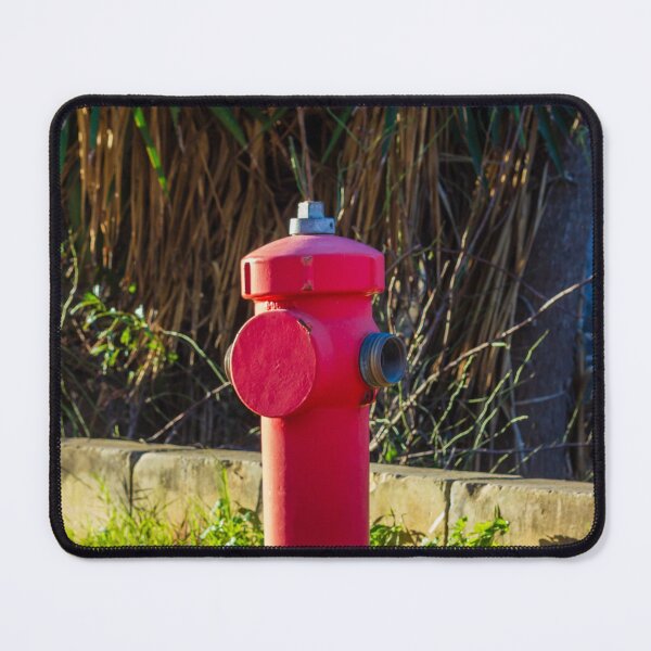 Item preview, Red Fire Hydrant Stands Boldly On City Sidewalk Against Gray Wall, Creating Striking Urban Contrast designed and sold by Nmallia.