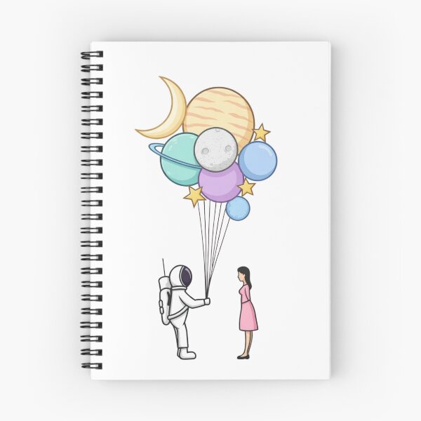 Item preview, Love You to the Moon – Astronaut Romance Design designed and sold by ayvidemporium.