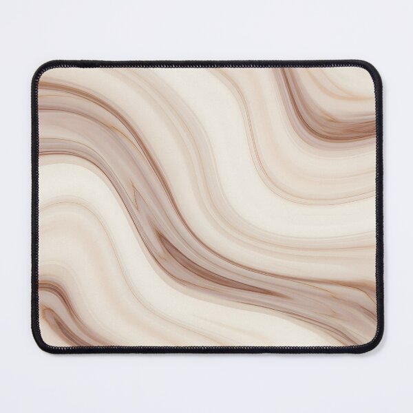 Item preview, Beige Marble Wave Laptop Skin – Luxury Neutral Abstract Design designed and sold by avwear.