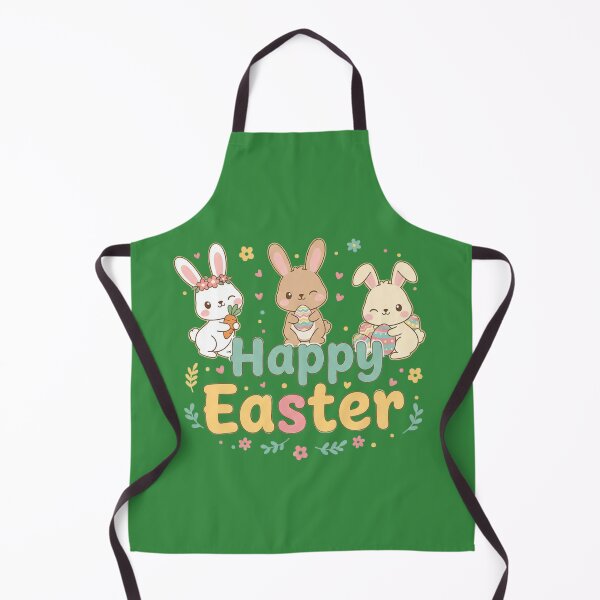 Artikelvorschau, Kawaii-Hasen-Trio: Fröhliche Osterpastellfarben entworfen und verkauft von InkWeaveShop.