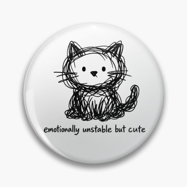 Item preview, Scribble Cat, Emotionally Unstable But Cute designed and sold by ActOneDeisgns80.