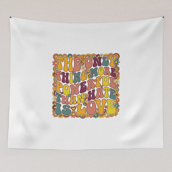 Item preview, the only thing - more powerful than hate - is love designed and sold by ManikRaja.