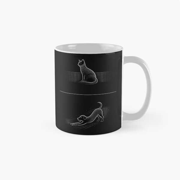 Item preview, Minimal Cat Dog Line Art T-Shirt – Modern Pet Outline Tee designed and sold by KDesignCrafts.