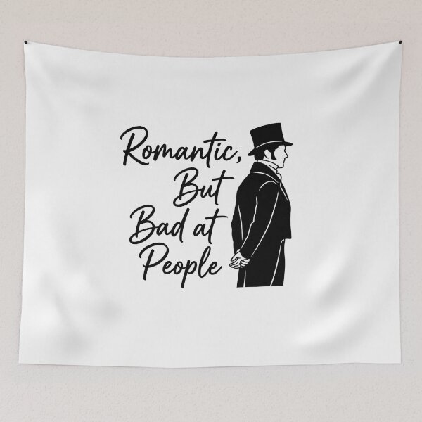 Item preview, Romantic But Bad At People Mr Darcy Pride And Prejudice designed and sold by Fenay Designs.