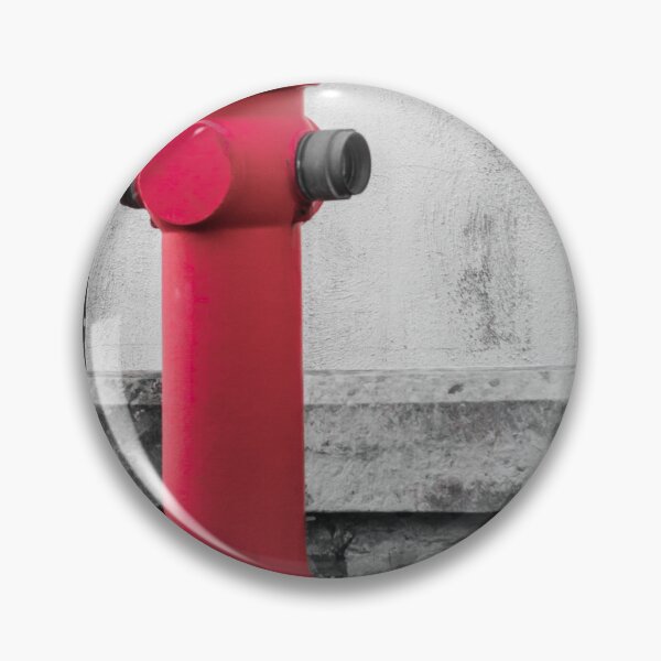 Item preview, Red Fire Hydrant Stands Boldly On City Sidewalk Against Gray Wall, Creating Striking Urban Contrast designed and sold by Nmallia.