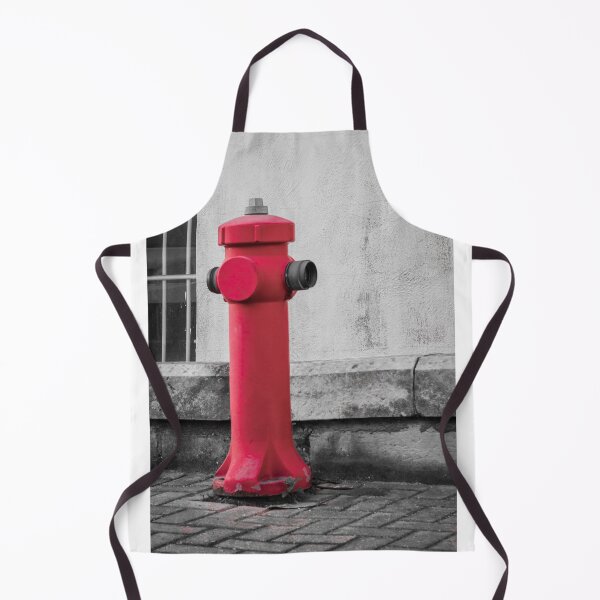 Item preview, Red Fire Hydrant Stands Boldly On City Sidewalk Against Gray Wall, Creating Striking Urban Contrast designed and sold by Nmallia.