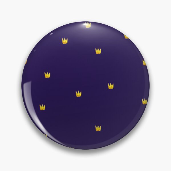 Item preview, Mini Gold Crown Pattern Royal Purple Background designed and sold by artievarudzite.