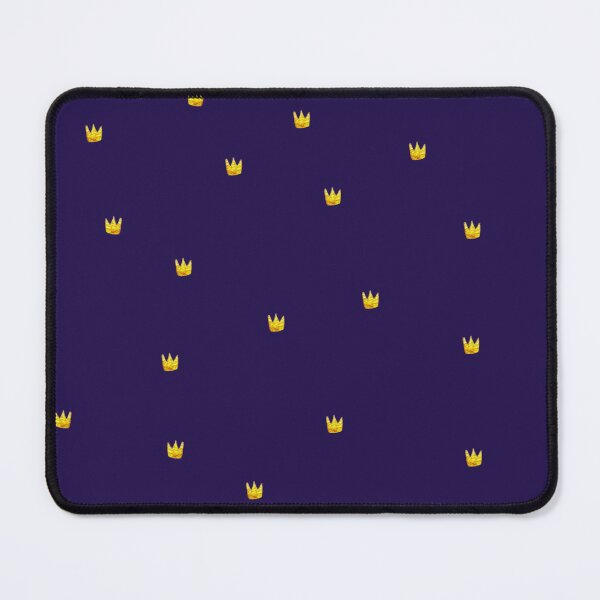 Item preview, Mini Gold Crown Pattern Royal Purple Background designed and sold by artievarudzite.