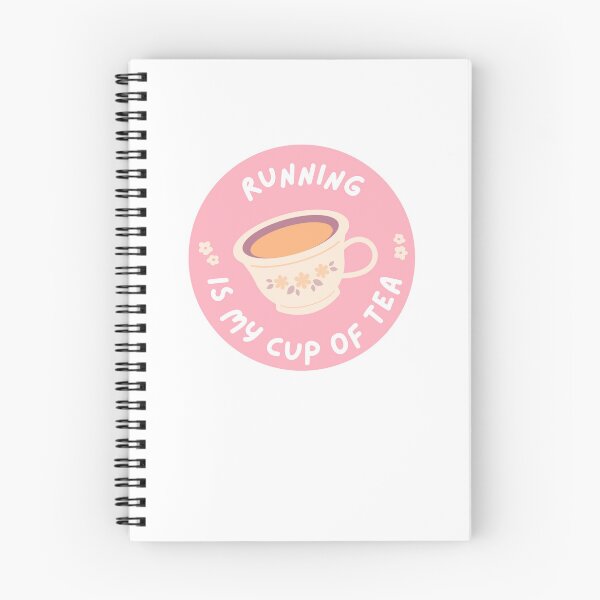 Item preview, running is my cup of tea funny pun designed and sold by phoebescribble.