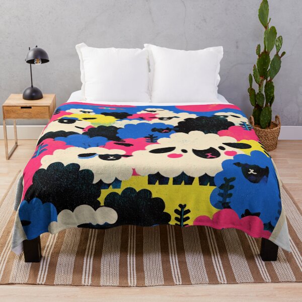Item preview, Colorful Sheep in Vibrant Field designed and sold by lautir.