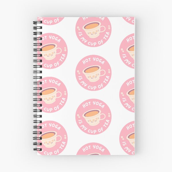 Item preview, hot yoga is my cup of tea funny gift quote designed and sold by phoebescribble.