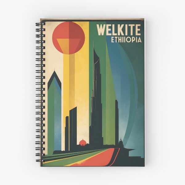 Item preview, Welkite Ethiopia Retro Vintage Travel Design designed and sold by TravelersGems.