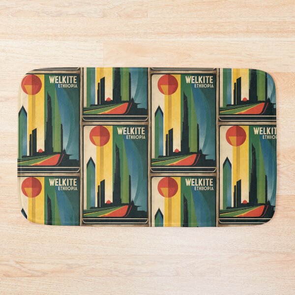Item preview, Welkite Ethiopia Retro Vintage Travel Design designed and sold by TravelersGems.