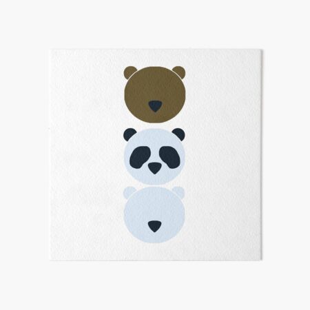 We Bare Bears Art Board Print