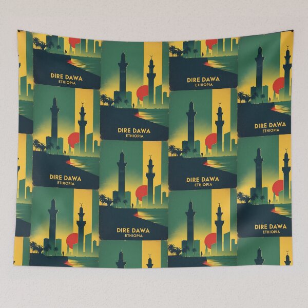 Item preview, Dire Dawa Ethiopia Africa Retro Vintage Travel Souvenir designed and sold by TravelersGems.