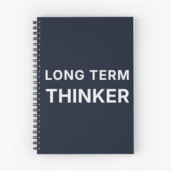 Item preview, LONG TERM THINKER designed and sold by Conviction studio.