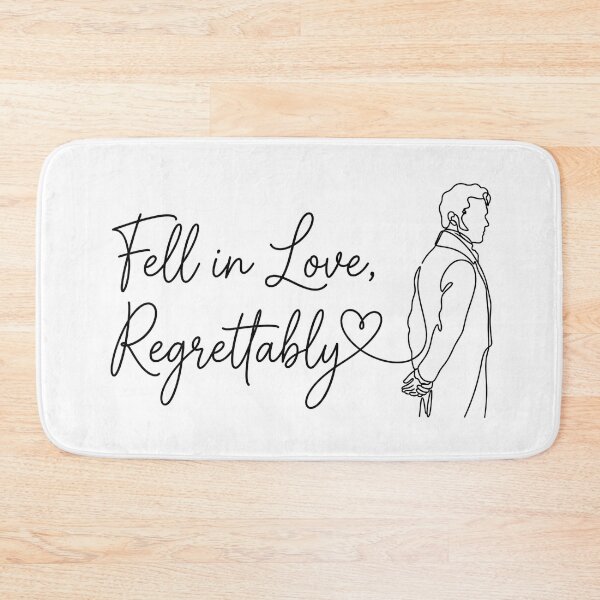 Item preview, Fell In Love Regrettably Mr Darcy Pride And Prejudice Line Art designed and sold by Fenay Designs.