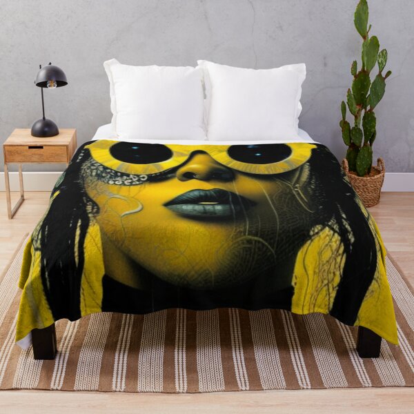 Item preview, “Golden Frequency: She Sees Beyond the Sun” designed and sold by R0X Designs .