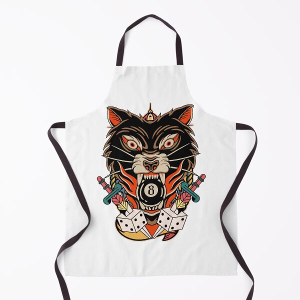 Item preview, Wolf 8 Ball Tattoo Street Art Design designed and sold by yuki-hana.