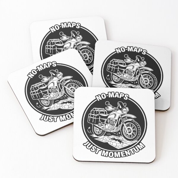 Item preview, Adventure Touring Motorcycle Momentum Exploration Rider Emblem designed and sold by Azeedora.