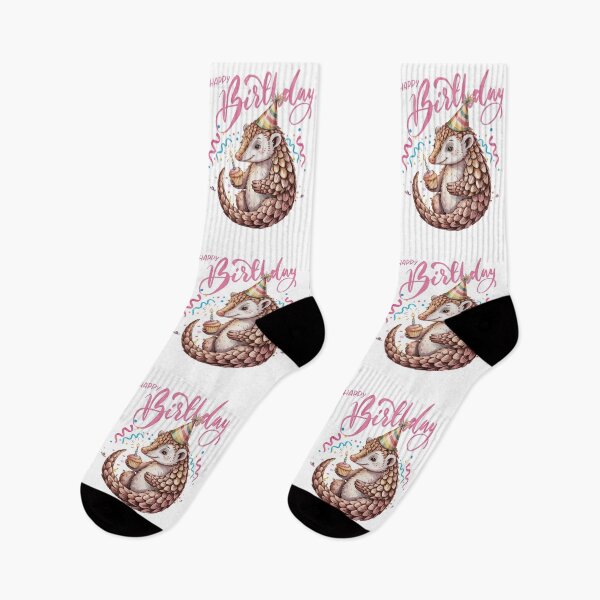 Item preview, Birthday Pangolin designed and sold by JessArty ⭐⭐⭐⭐⭐.