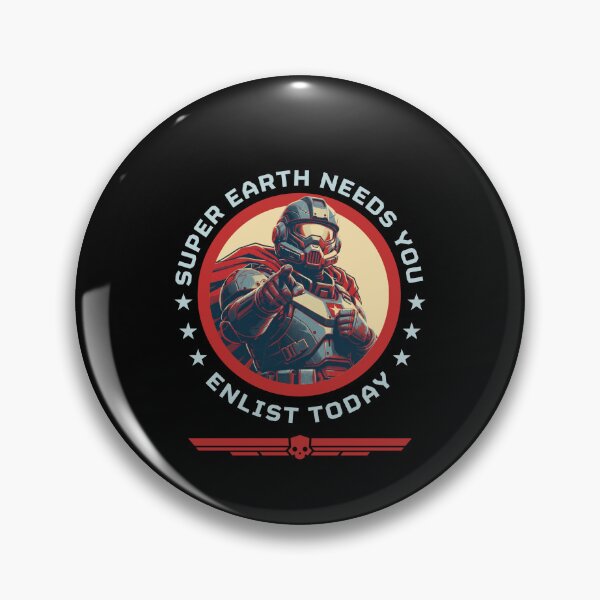 Item preview, Super Earth Needs You, Enlist Now designed and sold by Cine Store Merch.