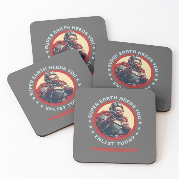 Item preview, Super Earth Needs You, Enlist Now designed and sold by Cine Store Merch.