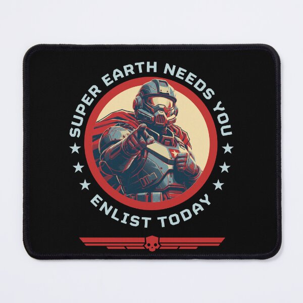 Item preview, Super Earth Needs You, Enlist Now designed and sold by Cine Store Merch.