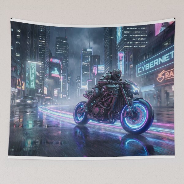 Item preview, Neon Speedster - Cyberpunk Superbike & Future Racing designed and sold by Neon Nature Studio.